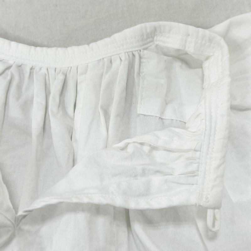 クラネ CLANE シャツ、ブラウス 長袖 ボリュームパフスモックトップス VOLUME PUFF SMOCK TOPS 10122-4002 1 無地 白 / ホワイト / white レディース USED 古着 中古 50155442