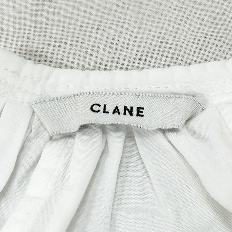 クラネ CLANE シャツ、ブラウス 長袖 ボリュームパフスモックトップス VOLUME PUFF SMOCK TOPS 10122-4002 1 無地 白 / ホワイト / white レディース USED 古着 中古 50155442