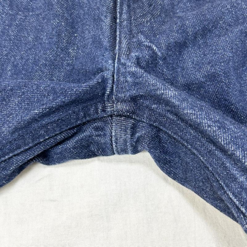 クラネ CLANE パンツ デニム、ジーンズ ショートベルボトム デニムパンツ J/W SHORT BELL BOTTOM DENIM 11111-7332 0 無地 紺 / ネイビー / navy レディース USED 古着 中古 50155445
