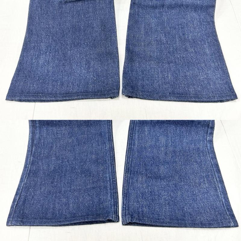 クラネ CLANE パンツ デニム、ジーンズ ショートベルボトム デニムパンツ J/W SHORT BELL BOTTOM DENIM 11111-7332 0 無地 紺 / ネイビー / navy レディース USED 古着 中古 50155445