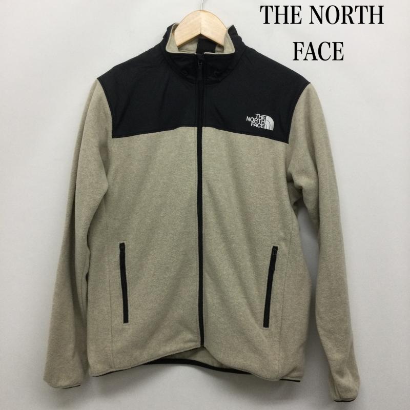 ザノースフェイス THE NORTH FACE ジャケット、上着 ジャンパー、ブルゾン NL22604 マウンテンバーサマイクロジャケット MOUNTAIN VERSA MICRO JACKET フリース ジップアップ S 無地 ベージュ / ベージュ / beige X 黒 / ブラック / black メンズ USED 古着 中古 50155453