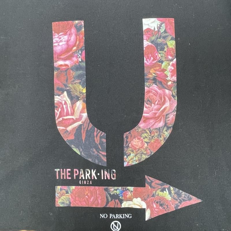アンダーカバー UNDERCOVER トレーナー 長袖 THE PARKING GINZA プリント スウェット M 黒 / ブラック / black メンズ USED 古着 中古 50155479
