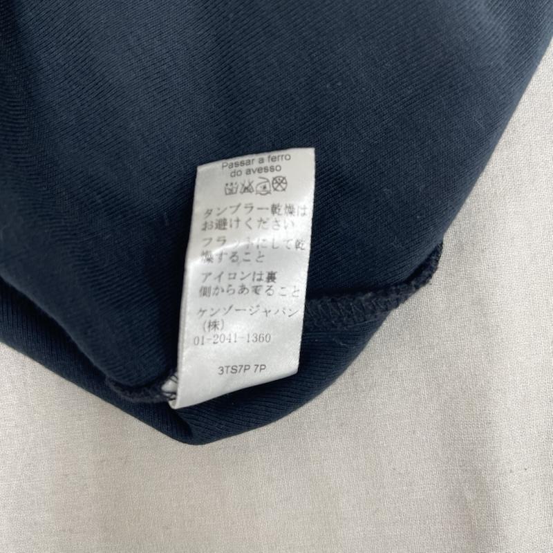 ケンゾージーンズ KENZOJEANS Tシャツ 半袖 ミッドナイトブルー 刺繍 コットン ニット Tシャツ S 紺 / ネイビー / navy レディース USED 古着 中古 50155482