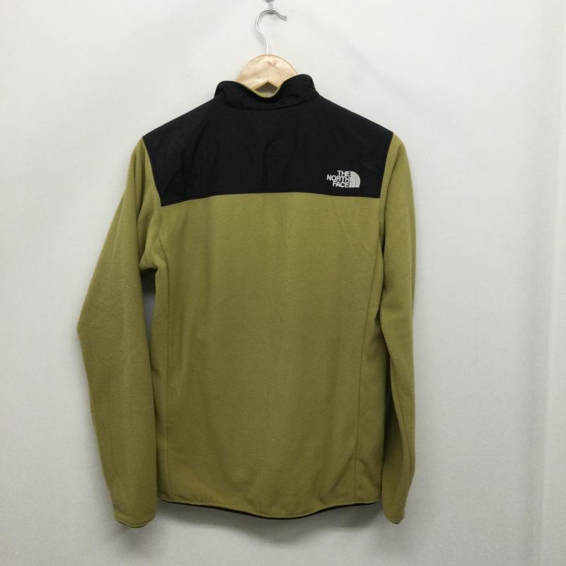 ザノースフェイス THE NORTH FACE ジャケット、上着 ジャンパー、ブルゾン フリースジャケット Mountain Versa Micro Jacket マウンテンバーサマイクロジャケット NL72404 S 無地 カーキ / カーキ / khaki X 黒 / ブラック / black メンズ USED 古着 中古 50155486
