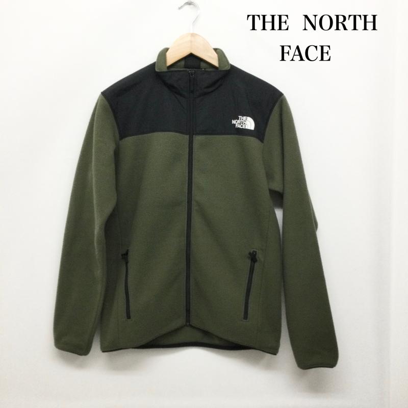 ザノースフェイス THE NORTH FACE ジャケット、上着 ジャンパー、ブルゾン THE NORTH FACE ザ・ノース・フェイス マウンテン バーサ マイクロ ジャケット MOUNTAIN VERSA MICRO JACKET フリース NL72304 S 無地 カーキ / カーキ / khaki X 黒 / ブラック / black メンズ USED 古着 中古 50155487