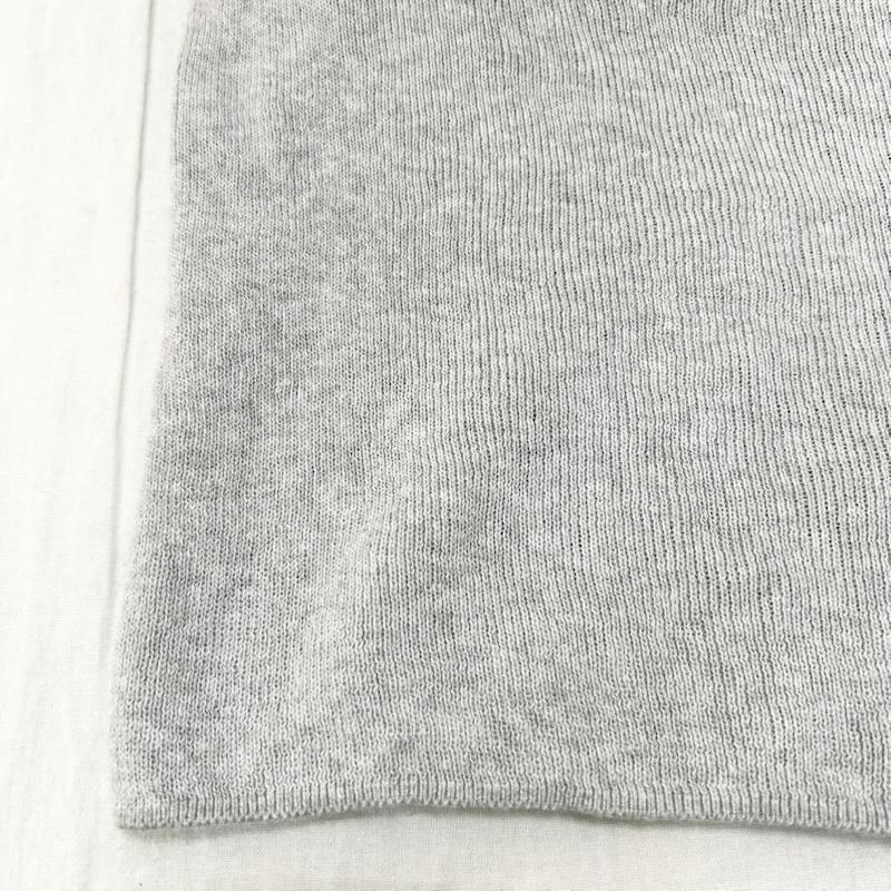 クラネ CLANE ニット、セーター 長袖 CAMISOLE SET CACHECOEUR KNIT TOPS キャミソールセットカシュクールニットトップス 18106-2022 1 無地 灰 / グレー / gray レディース USED 古着 中古 50155491