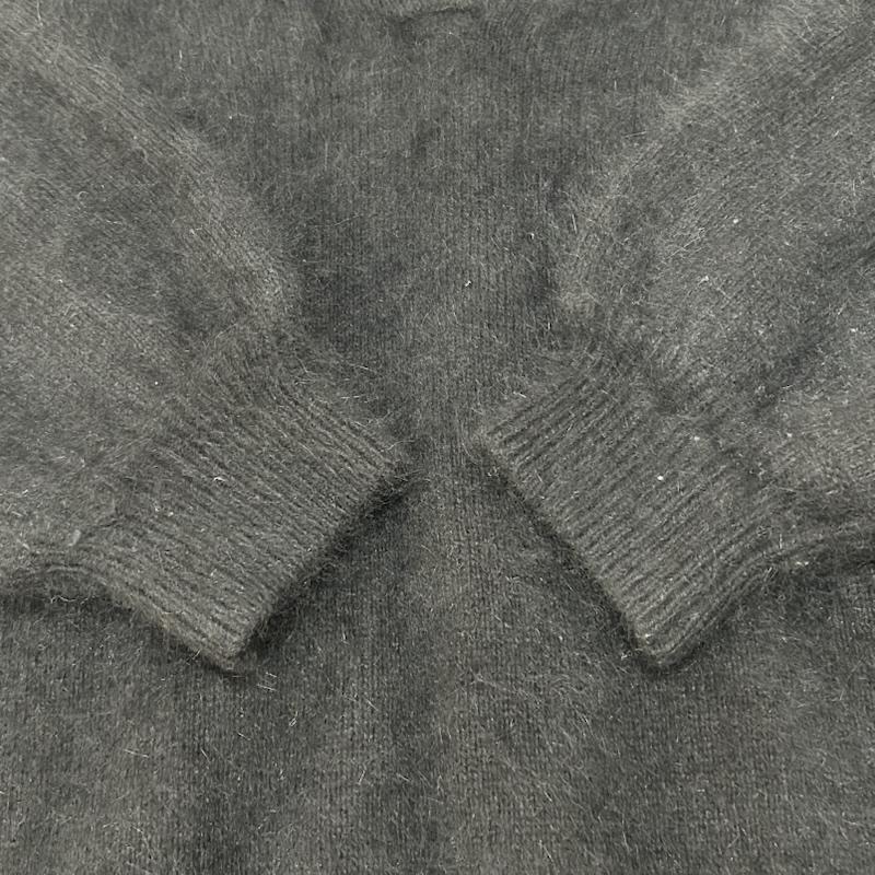 クラネ CLANE ニット、セーター 長袖 ANGORA OVER KNIT HOODIE アンゴラニットパーカー フーディー 13106-2282 1 無地 黒 / ブラック / black レディース USED 古着 中古 50155495