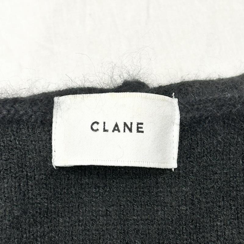 クラネ CLANE ニット、セーター 長袖 ANGORA OVER KNIT HOODIE アンゴラニットパーカー フーディー 13106-2282 1 無地 黒 / ブラック / black レディース USED 古着 中古 50155495