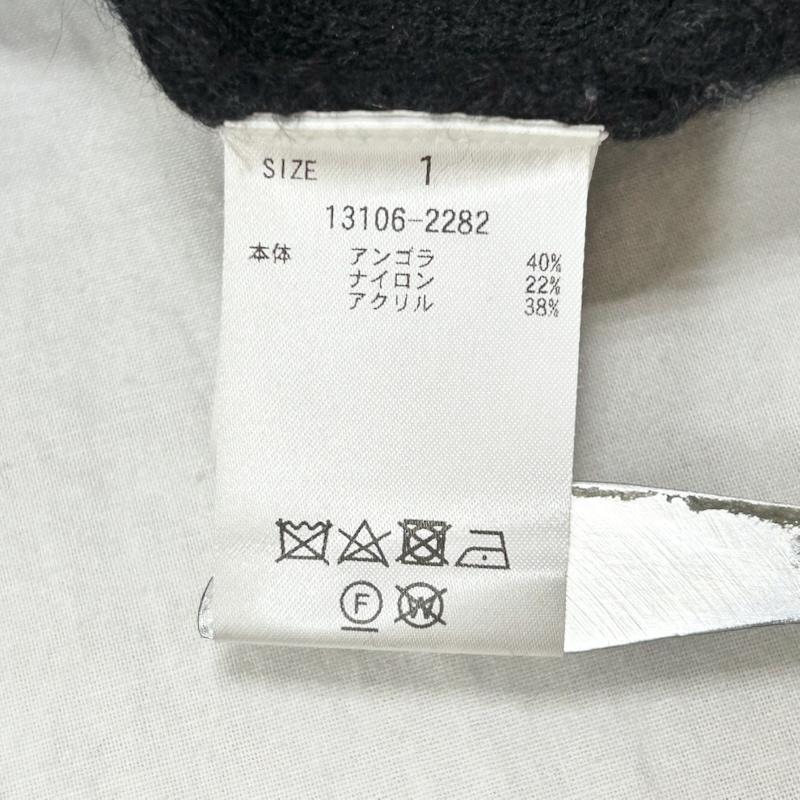 クラネ CLANE ニット、セーター 長袖 ANGORA OVER KNIT HOODIE アンゴラニットパーカー フーディー 13106-2282 1 無地 黒 / ブラック / black レディース USED 古着 中古 50155495