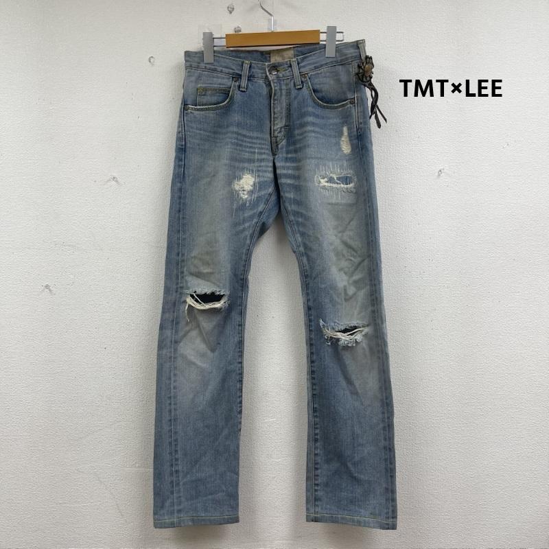 ティーエムティー TMT パンツ デニム、ジーンズ 95149 LEE ダメージ デニム ジーンズ 32インチ インディゴ / インディゴ / Indigo メンズ USED 古着 中古 50155500