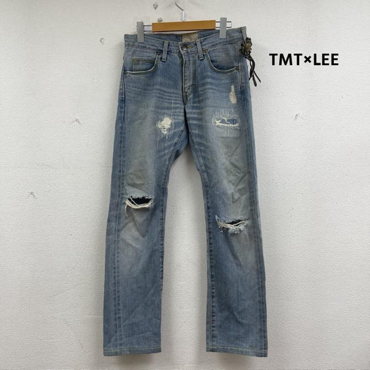 ティーエムティー TMT パンツ デニム、ジーンズ 95149 LEE ダメージ デニム ジーンズ 32インチ インディゴ / インディゴ / Indigo メンズ USED 古着 中古 50155500