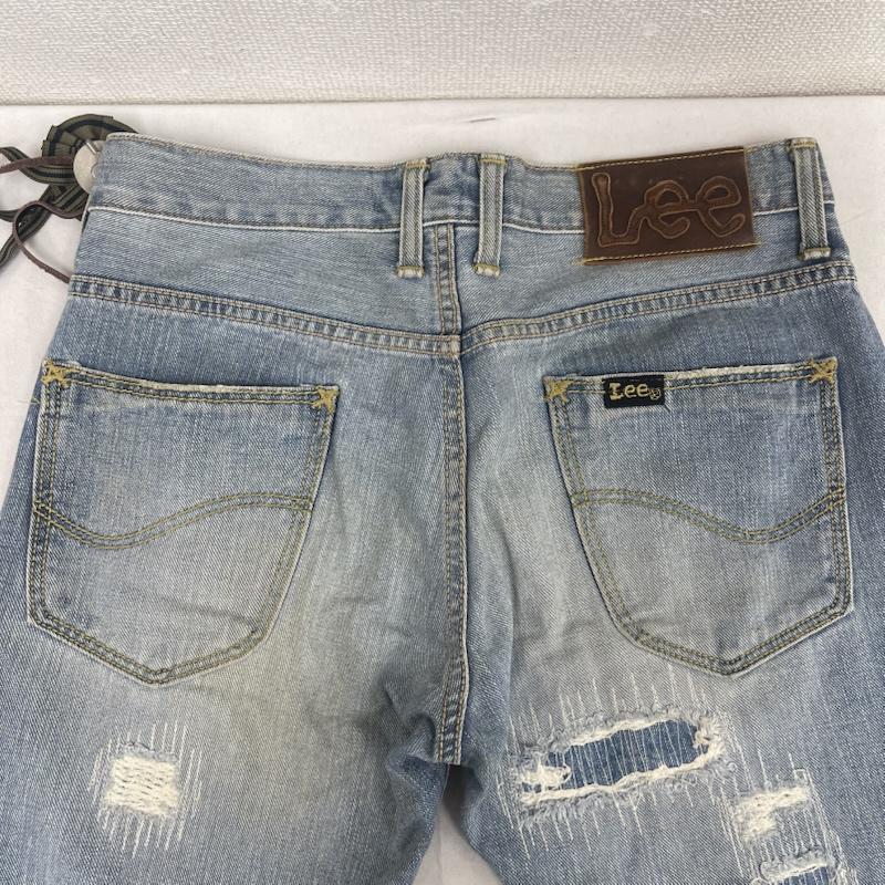 ティーエムティー TMT パンツ デニム、ジーンズ 95149 LEE ダメージ デニム ジーンズ 32インチ インディゴ / インディゴ / Indigo メンズ USED 古着 中古 50155500