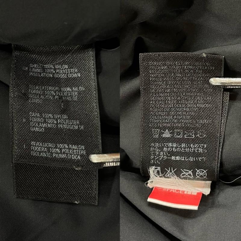 ザノースフェイス THE NORTH FACE ジャケット、上着 ダウンベスト 1996 レトロ ヌプシ ベスト ナイロン ロゴ 刺繍 ダウン 700 ジップアップ S ロゴ、文字 X 刺繍 黒 / ブラック / black X 白 / ホワイト / white メンズ USED 古着 中古 50155521
