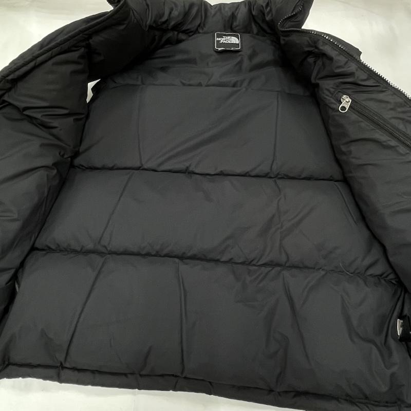 ザノースフェイス THE NORTH FACE ジャケット、上着 ダウンベスト 1996 レトロ ヌプシ ベスト ナイロン ロゴ 刺繍 ダウン 700 ジップアップ S ロゴ、文字 X 刺繍 黒 / ブラック / black X 白 / ホワイト / white メンズ USED 古着 中古 50155521