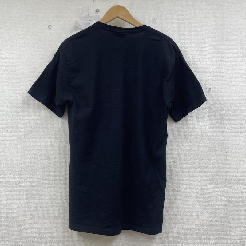 ステューシー STUSSY Tシャツ 半袖 センター 刺繍 金 ロゴ コットン Tシャツ M 黒 / ブラック / black メンズ USED 古着 中古 50155529