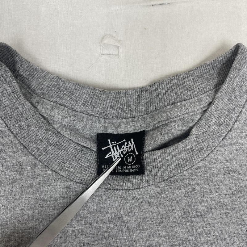 ステューシー STUSSY Tシャツ 半袖 00s オールド グラフィック ロゴ プリント 半袖 Tシャツ M 灰 / グレー / gray メンズ USED 古着 中古 50155544