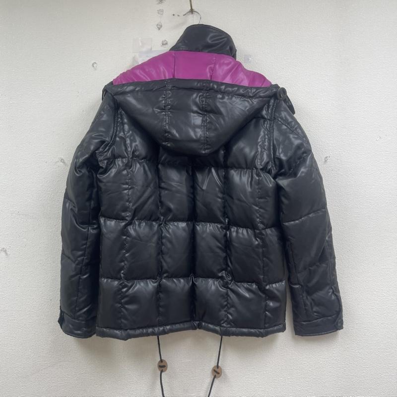 ステューシー STUSSY ジャケット、上着 ダウンジャケット 00s フード シャイニー ジップ アップ ダウン ジャケット M 黒 / ブラック / black メンズ USED 古着 中古 50155549