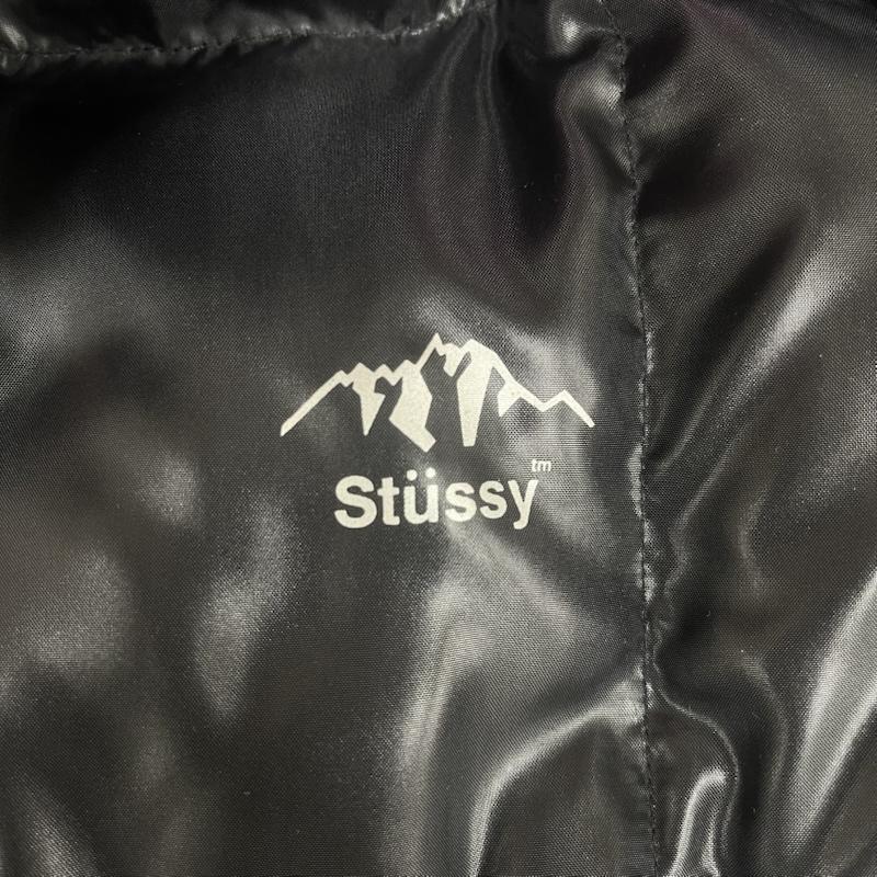 ステューシー STUSSY ジャケット、上着 ダウンジャケット 00s フード シャイニー ジップ アップ ダウン ジャケット M 黒 / ブラック / black メンズ USED 古着 中古 50155549