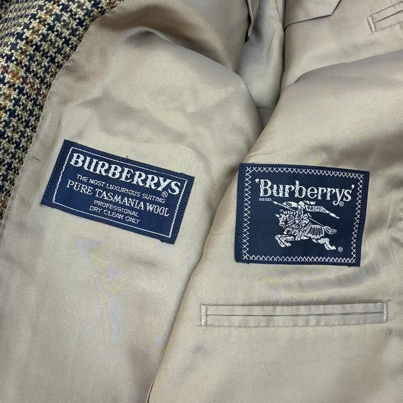 バーバリーズ BURBERRYS ジャケット、上着 ジャケット、ブレザー 90s オールド 2釦 テーラード ジャケット ブレザー - チェック メンズ USED 古着 中古 50155551