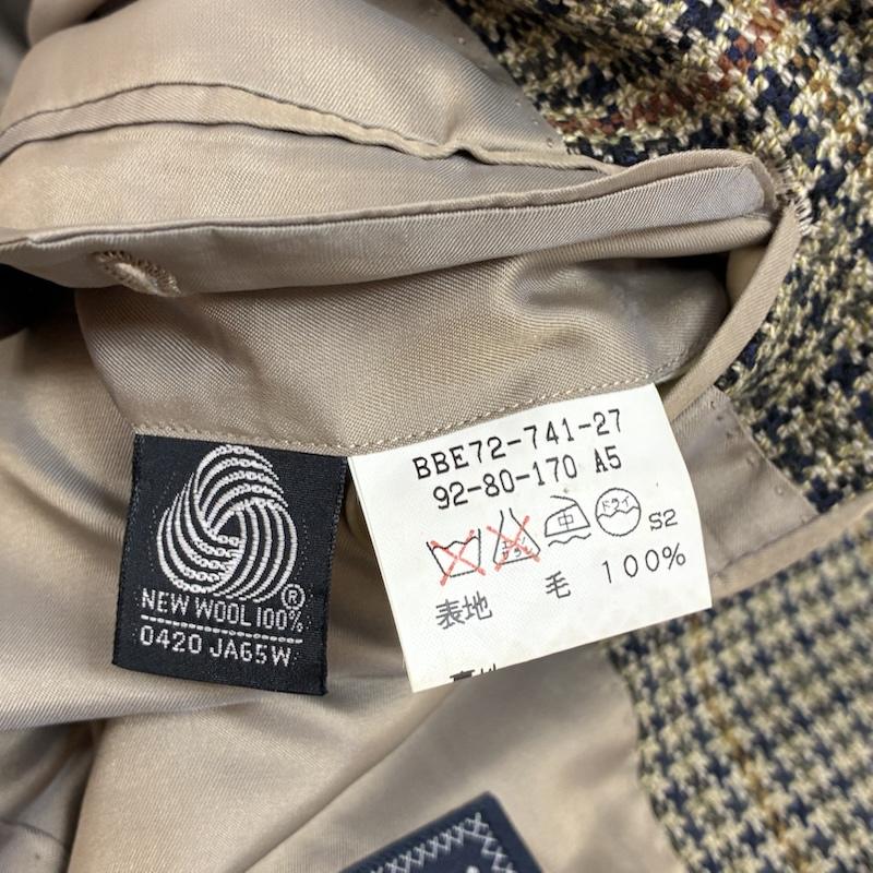 バーバリーズ BURBERRYS ジャケット、上着 ジャケット、ブレザー 90s オールド 2釦 テーラード ジャケット ブレザー - チェック メンズ USED 古着 中古 50155551