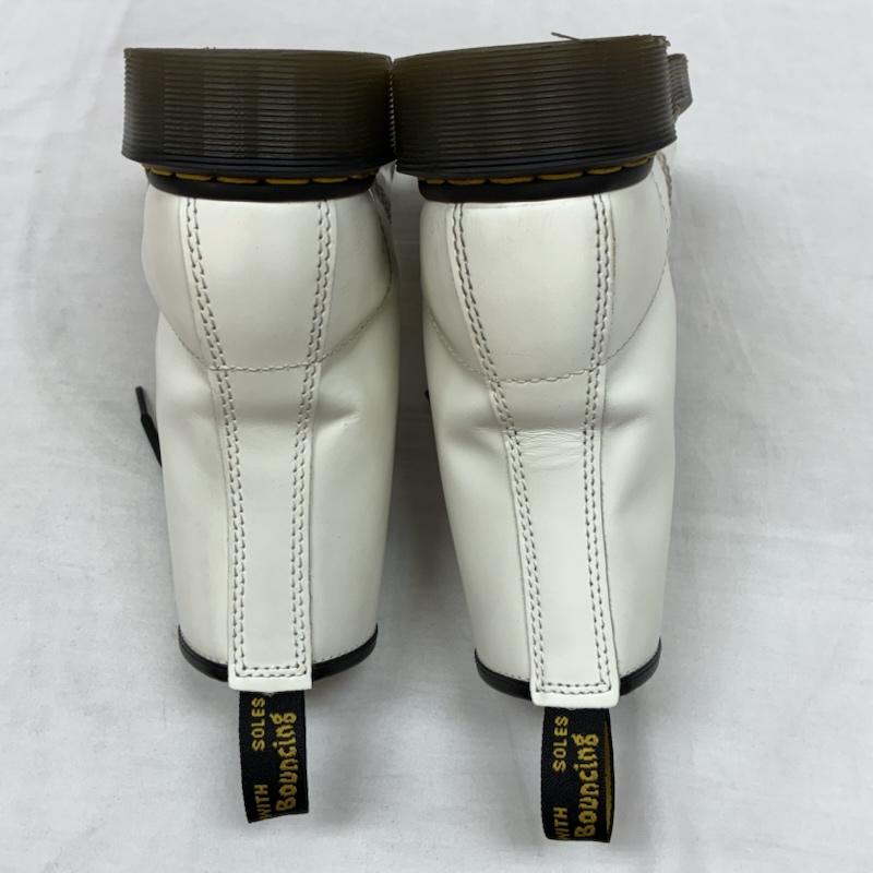 ドクターマーチン Dr.Martens ブーツ ショートブーツ 11822 レザー レースアップ ブーツ 8EYE 8ホール UK：5 白 / ホワイト / white レディース USED 古着 中古 50155567