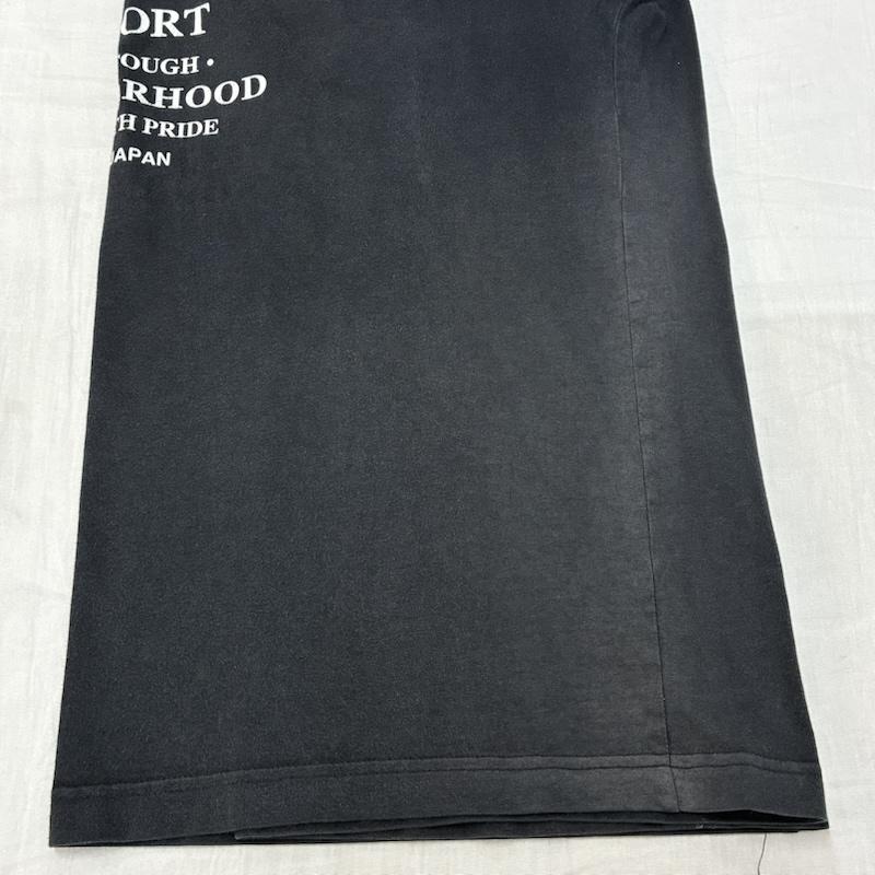 ネイバーフッド NEIGHBORHOOD Tシャツ 半袖 TROOPS OF TOMORROW スカル プリント 半袖 Tシャツ フェード - ロゴ、文字 X プリント 黒 / ブラック / black メンズ USED 古着 中古 50155571
