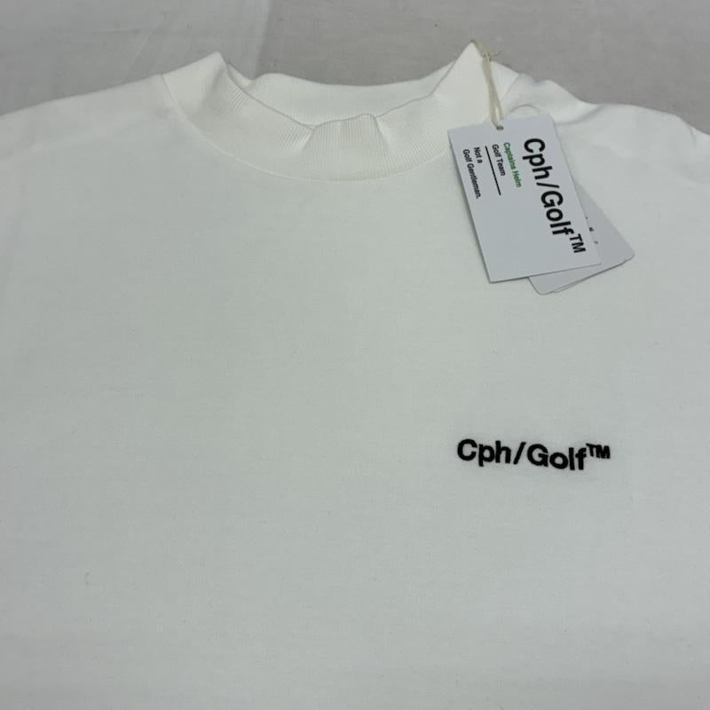 キャプテンズヘルム Captains Helm Tシャツ 半袖 25ss LOGO HALF MOCK NECK TEE ロゴ ハーフ モックネック Tシャツ CHG25-SS-T06 M ロゴ、文字 X 刺繍 白 / ホワイト / white メンズ USED 古着 中古 50155579