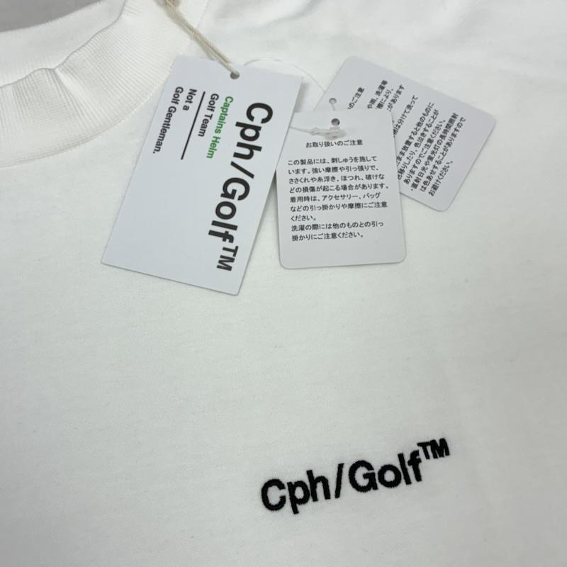 キャプテンズヘルム Captains Helm Tシャツ 半袖 25ss LOGO HALF MOCK NECK TEE ロゴ ハーフ モックネック Tシャツ CHG25-SS-T06 M ロゴ、文字 X 刺繍 白 / ホワイト / white メンズ USED 古着 中古 50155579