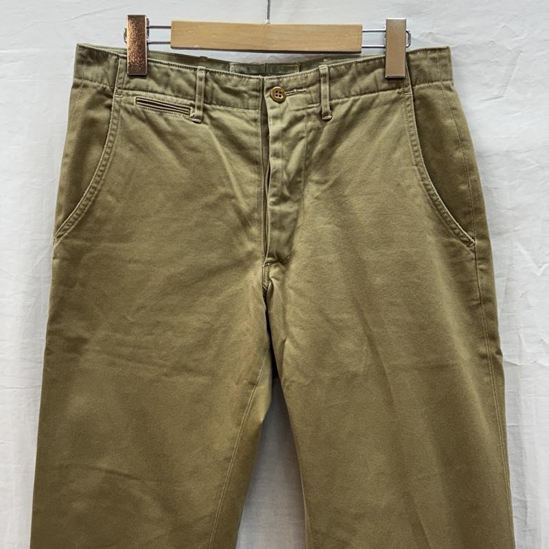 ワーカーズ WORKERS ボトムス ボトムス トラウザー チノ パンツ 日本製 - カーキ / カーキ / khaki メンズ USED 古着 中古 50155581