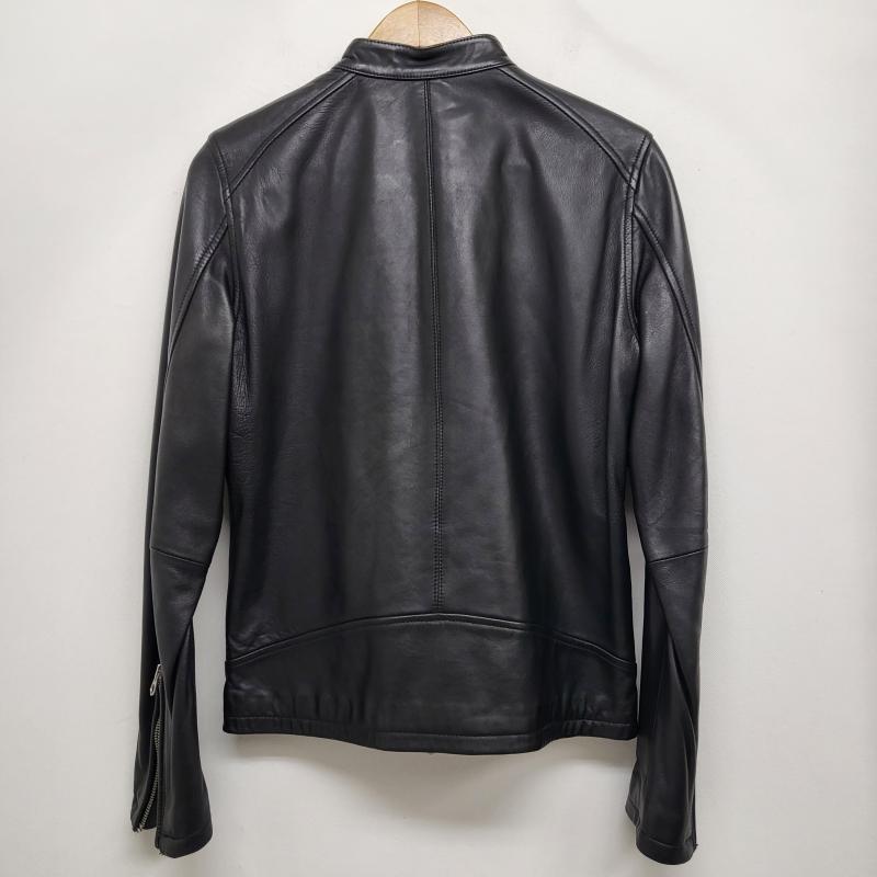 ハレ HARE ジャケット、上着 レザージャケット ラムレザー シングルライダース S 無地 黒 / ブラック / black メンズ USED 古着 中古 50155584