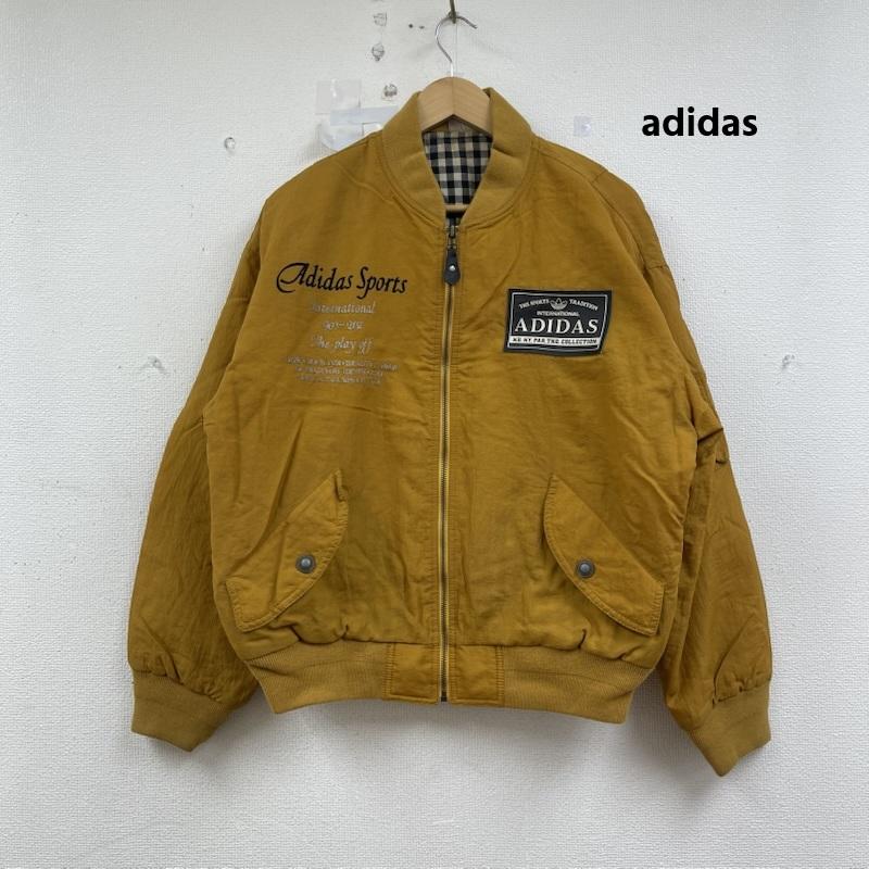 アディダス adidas ジャケット、上着 ジャンパー、ブルゾン 80s old sports フライト ジャケット ma-1 ブルゾン L マスタード / マスタード / メンズ USED 古着 中古 50155634
