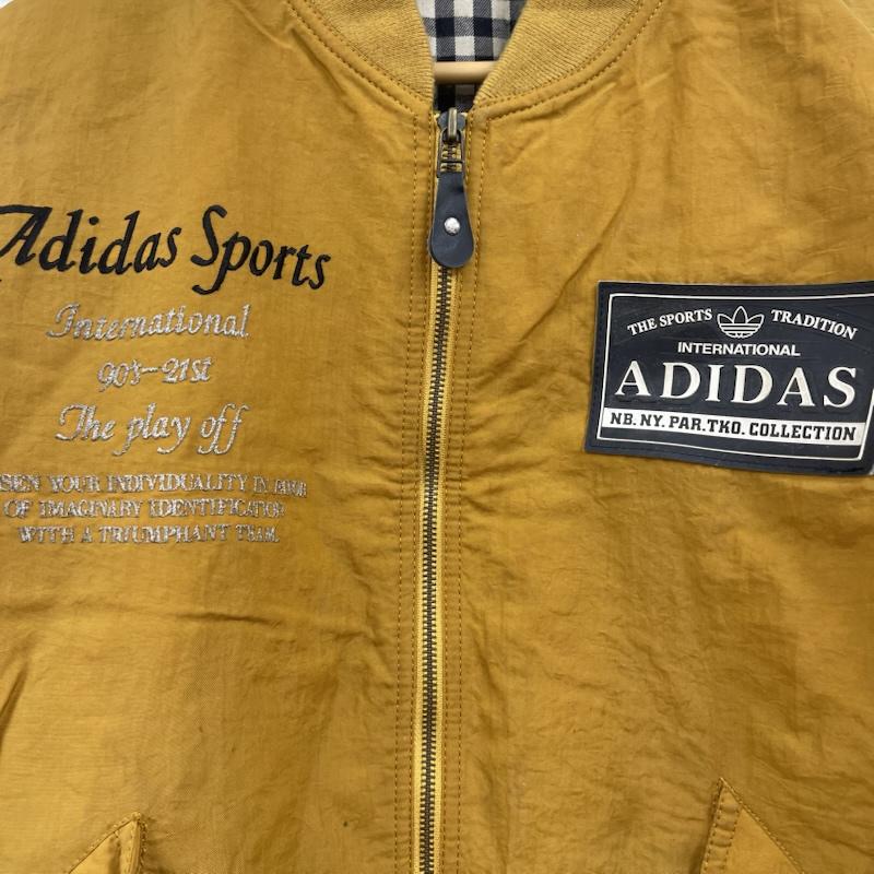 アディダス adidas ジャケット、上着 ジャンパー、ブルゾン 80s old sports フライト ジャケット ma-1 ブルゾン L マスタード / マスタード / メンズ USED 古着 中古 50155634