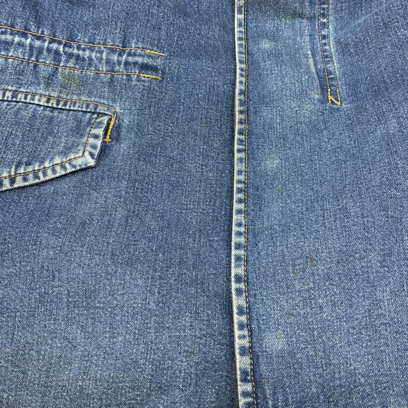 古着 USED ジャケット、上着 ジャンパー、ブルゾン M-65 タイプ フィールド デニム ジャケット ミリタリー オールド ヴィンテージ L インディゴ / インディゴ / Indigo メンズ USED 古着 中古 50155639