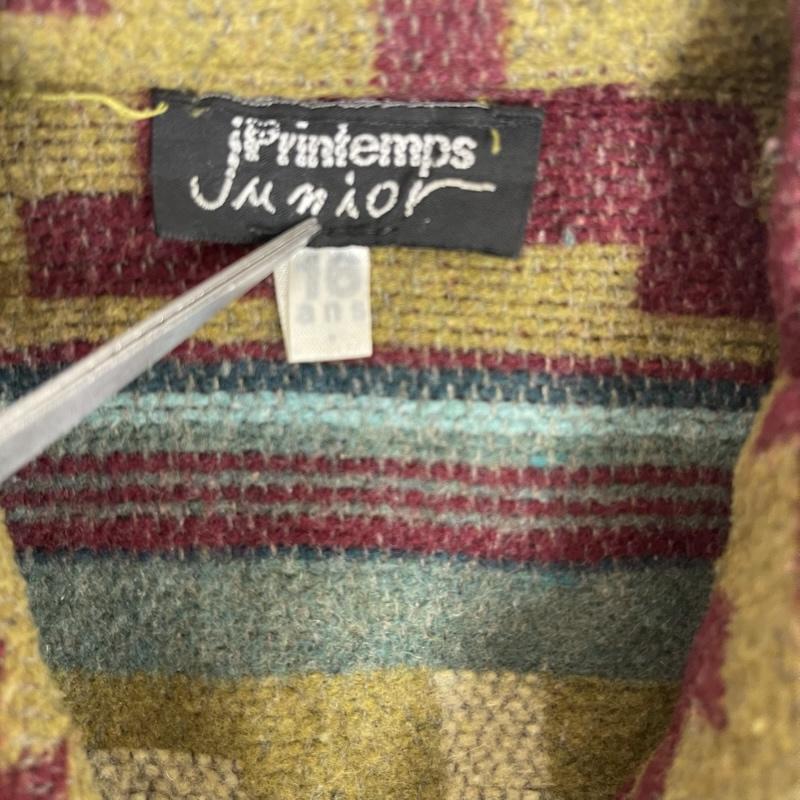 古着 USED ジャケット、上着 ジャケット、ブレザー Printemps Junior ネイティブ 柄 ヴィンテージ ジャケット M 茶 / ブラウン / brown レディース USED 古着 中古 50155640