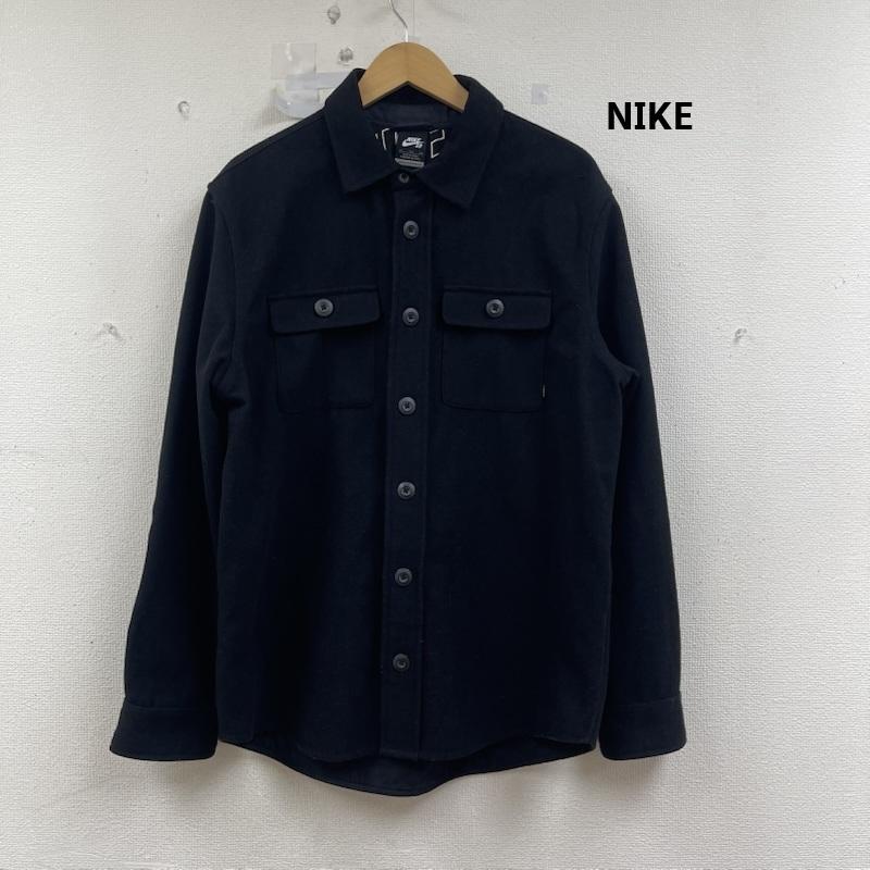 ナイキ NIKE ジャケット、上着 ジャケット、ブレザー バファロー プラッド ウール シャツ ジャケット XL 黒 / ブラック / black メンズ USED 古着 中古 50155643