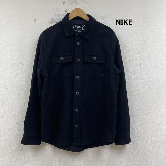 ナイキ NIKE ジャケット、上着 ジャケット、ブレザー バファロー プラッド ウール シャツ ジャケット XL 黒 / ブラック / black メンズ USED 古着 中古 50155643