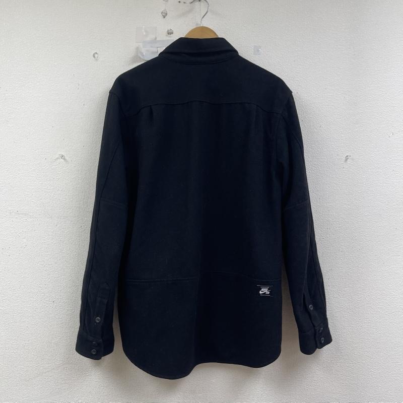 ナイキ NIKE ジャケット、上着 ジャケット、ブレザー バファロー プラッド ウール シャツ ジャケット XL 黒 / ブラック / black メンズ USED 古着 中古 50155643