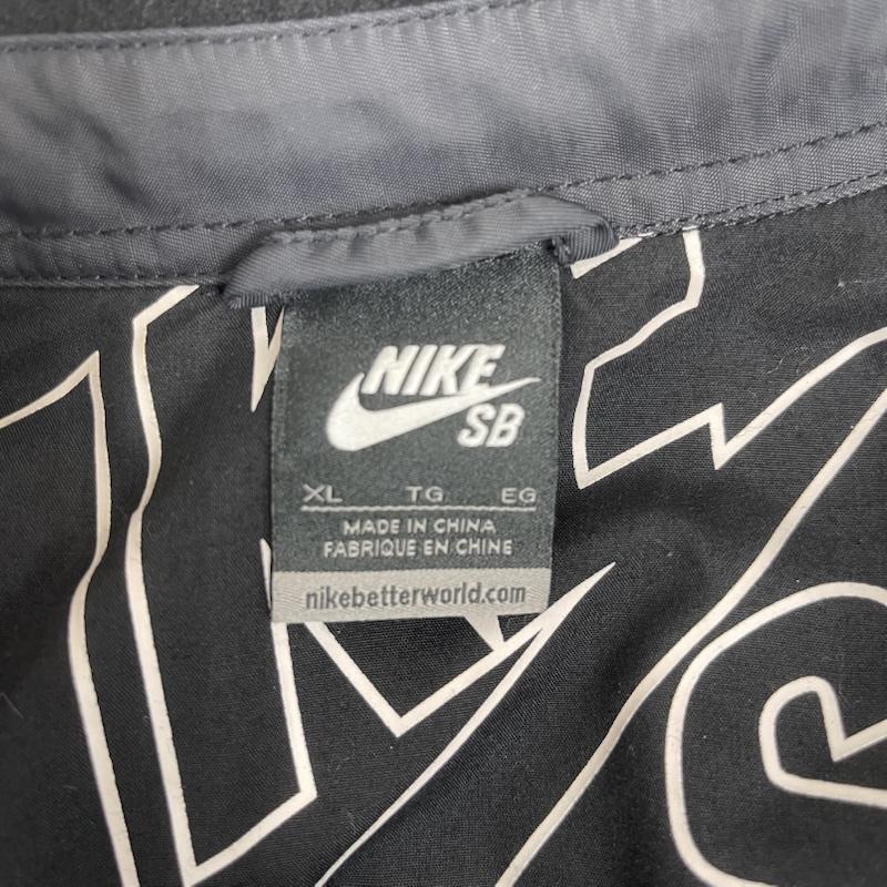 ナイキ NIKE ジャケット、上着 ジャケット、ブレザー バファロー プラッド ウール シャツ ジャケット XL 黒 / ブラック / black メンズ USED 古着 中古 50155643