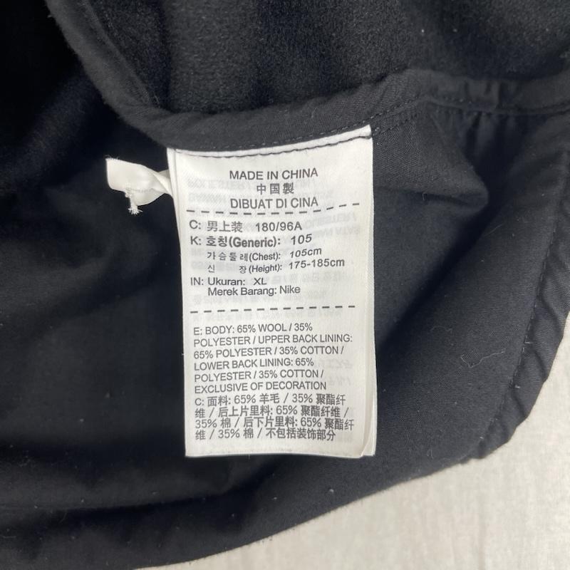 ナイキ NIKE ジャケット、上着 ジャケット、ブレザー バファロー プラッド ウール シャツ ジャケット XL 黒 / ブラック / black メンズ USED 古着 中古 50155643