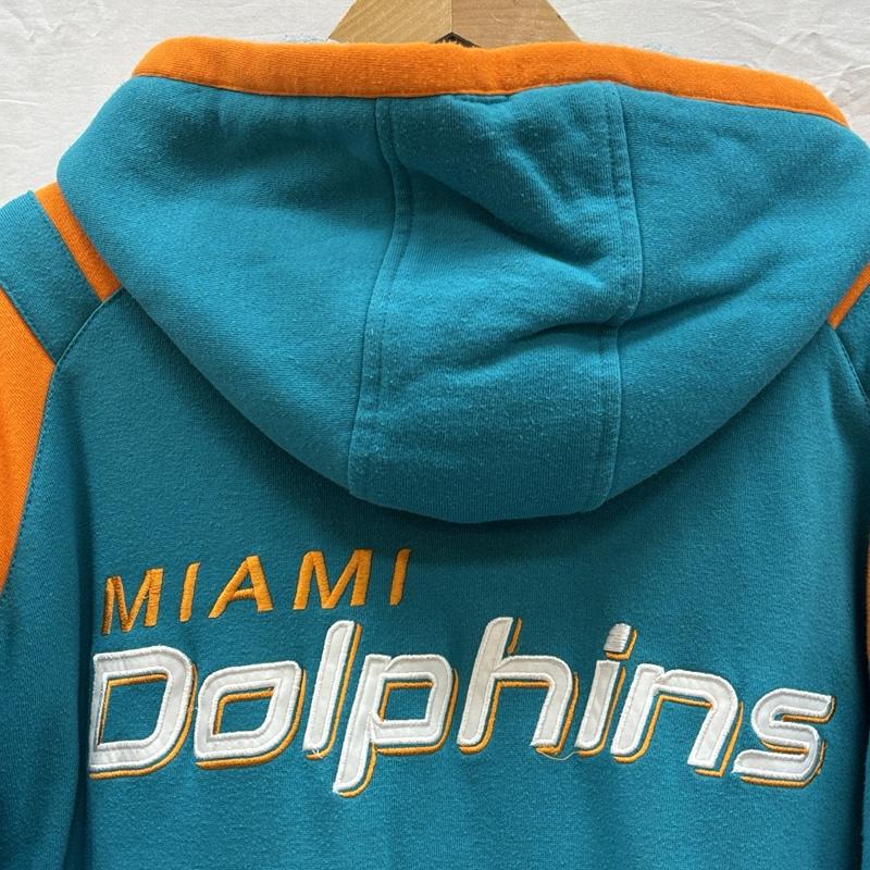 古着 USED パーカー 長袖 NFL MIAMI DOLPHINS マイアミ ドルフィンズ 中綿 スウェット パーカー ビッグサイズ XXL メンズ USED 古着 中古 50155653
