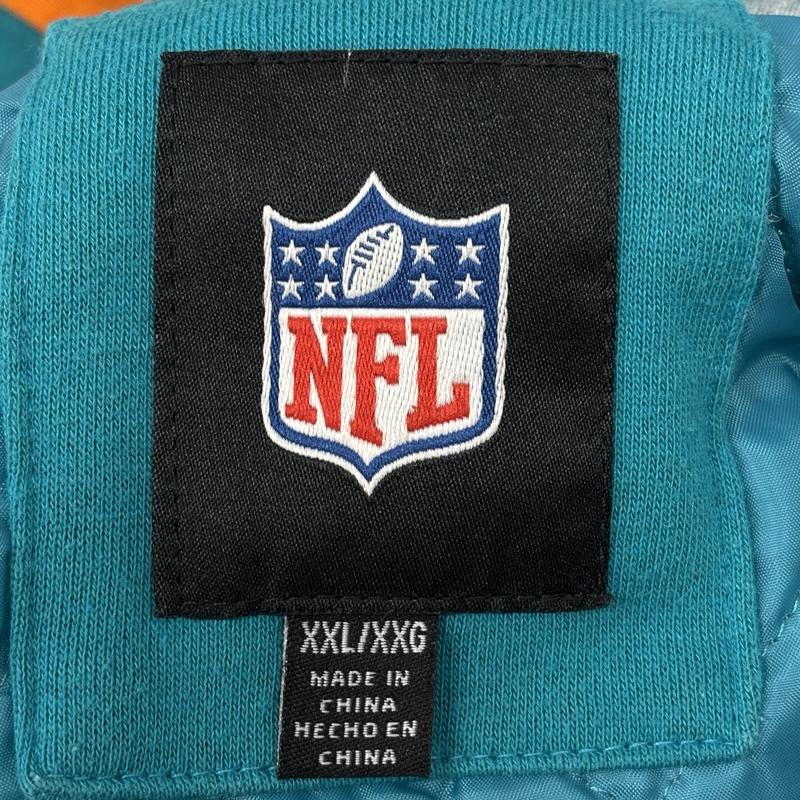 古着 USED パーカー 長袖 NFL MIAMI DOLPHINS マイアミ ドルフィンズ 中綿 スウェット パーカー ビッグサイズ XXL メンズ USED 古着 中古 50155653