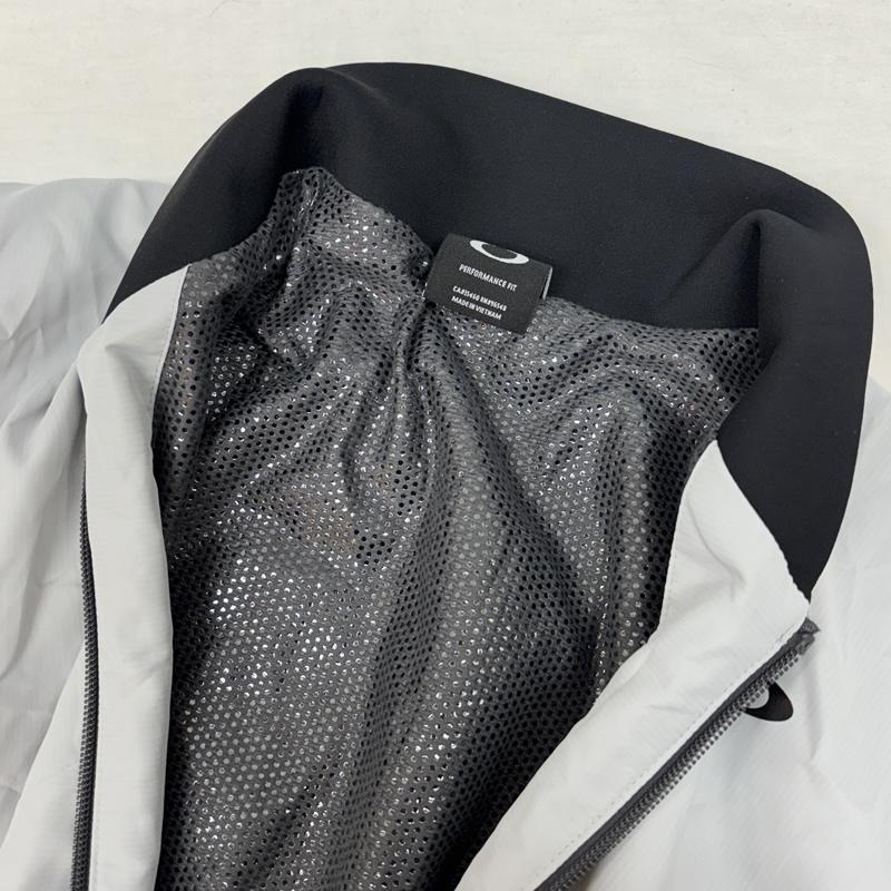オークリー OAKLEY ジャケット、上着 ジャンパー、ブルゾン 3RD-G ZERO WARM DUAL JACKET ジップアップ ナイロン ジャケット L 灰 / グレー / gray メンズ USED 古着 中古 50155657