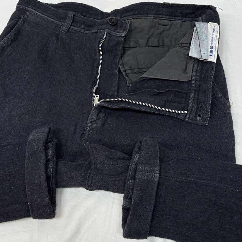 コムデギャルソンシャツ COMME des GARCONS SHIRT ボトムス ボトムス ウール リネン トラウザー パンツ S メンズ USED 古着 中古 50155664