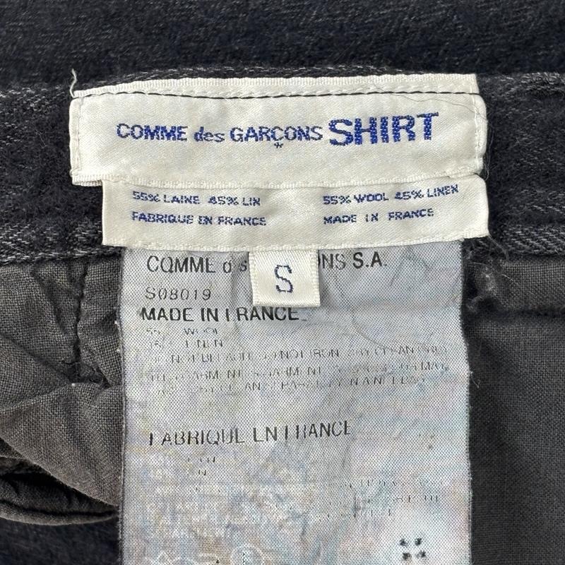 コムデギャルソンシャツ COMME des GARCONS SHIRT ボトムス ボトムス ウール リネン トラウザー パンツ S メンズ USED 古着 中古 50155664