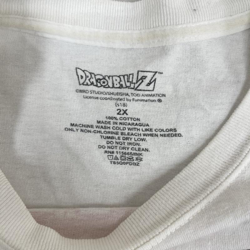 古着 USED Tシャツ 半袖 ドラゴンボール Z 東映 アニメ プリント Tシャツ 2L 白 / ホワイト / white メンズ USED 古着 中古 50155677