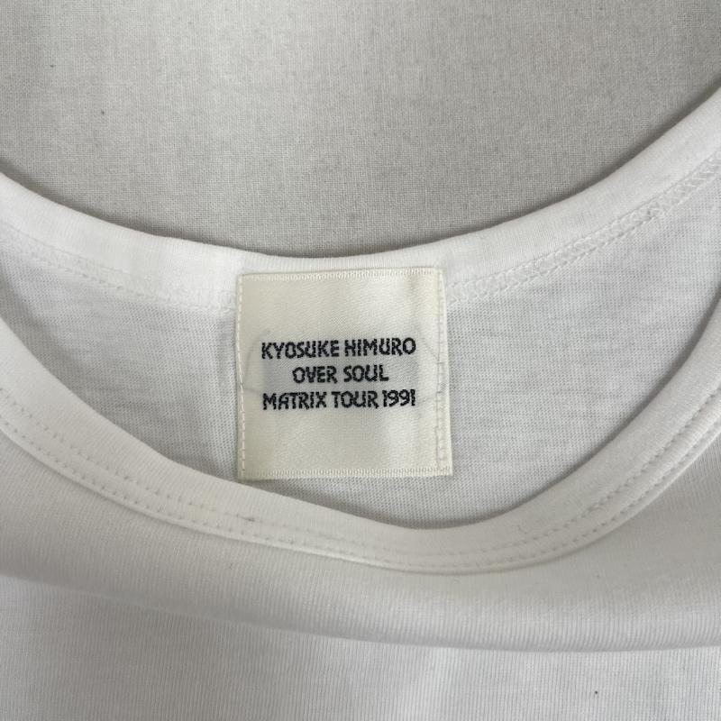 古着 USED Tシャツ 半袖 氷室京介 OVER SOUL MATRIX TOUR 1991 ツアー プリント Tシャツ 白 / ホワイト / white メンズ USED 古着 中古 50155679