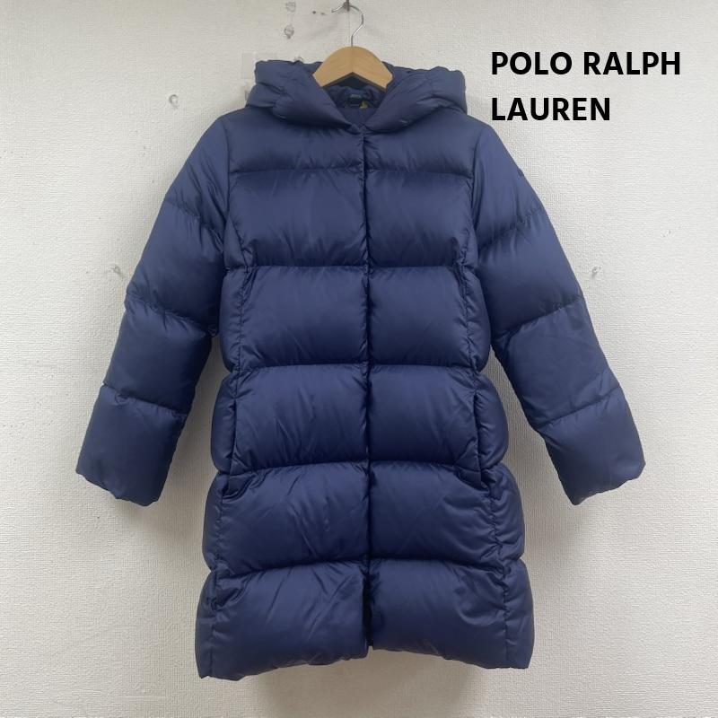 ポロラルフローレン POLO RALPH LAUREN ジャケット、上着 ダウンジャケット ダウン コート フード ジャケット 313609893 子供服 L 紺 / ネイビー / navy ガールズ USED 古着 中古 50155687