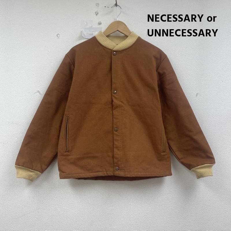 ネセサリーオアアンネセサリー NECESSARY or UNNECESSARY ジャケット、上着 ジャンパー、ブルゾン ヴィンテージ コットン ワーク アウター S 茶 / ブラウン / brown メンズ USED 古着 中古 50155691