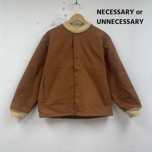ネセサリーオアアンネセサリー NECESSARY or UNNECESSARY ジャケット、上着 ジャンパー、ブルゾン ヴィンテージ コットン ワーク アウター S 茶 / ブラウン / brown メンズ USED 古着 中古 50155691