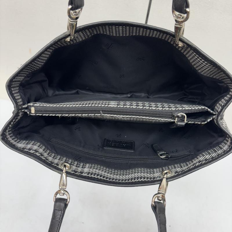 ラルフローレン RALPHLAUREN ハンドバッグ ハンドバッグ ハンドバック レザー ハウンドツース レディース USED 古着 中古 50155698